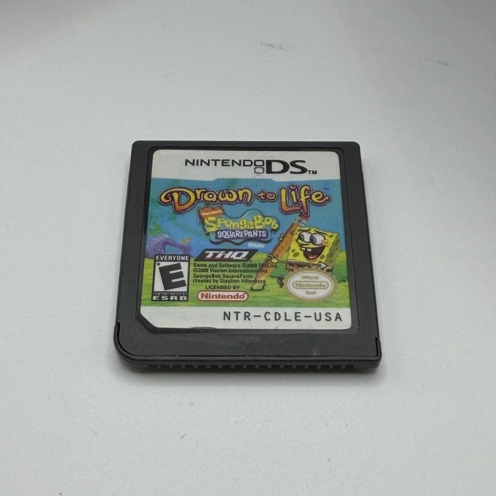 Drawn To Life SpongeBob SquarePants Edition‎ Nintendo DS Game E THQ NTSC-U/C